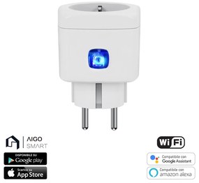 Presa Smart spina Schuko WiFi 10A Aigostar