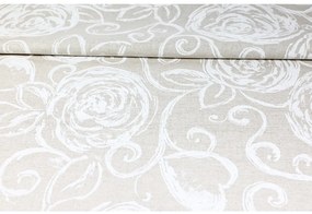Runner Peonie bianche 50x150 cm Made in Italy