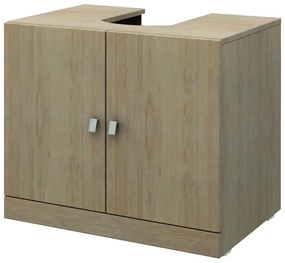 Copri colonna Ded in mdf rovere 2 ante L 70 x H 58 x P 46 cm BADEN HAUS