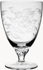 Set di 6 bicchieri da bistro in cristallo soffiato Fern