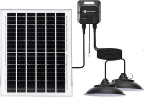 Aigostar - Lampadario solare LED 2x LED/70W/12V 12000 mAh 6500K Ø 23,5 cm