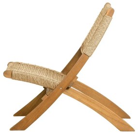 Poltrona pieghevole da giardino in legno romboidale Lois - WOOOD