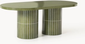 Tavolo ovale da giardino Saya, 200 x 100 cm