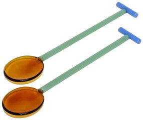 Mestoli da insalata in vetro 2 pz Crave – Hübsch