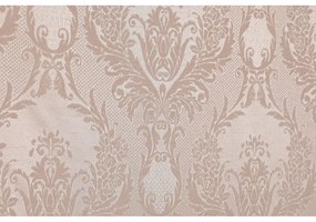 Set con copriletto e federa beige in tessuto damascato 240x260 cm Beste – Mijolnir