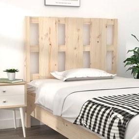 Testiera Per Letto 105,5x4x100 Cm Legno Massello Di Pino /