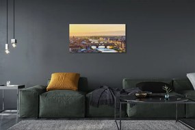 Quadro su tela Italia Sunrise Panorama 100x50 cm