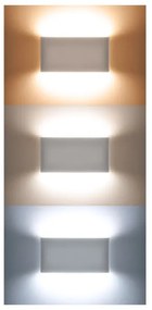 Solight WO800-B- LED Applique da esterno MODENA LED/12W/230V IP54 nero