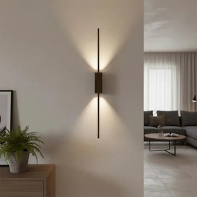 Lampada da parete LED AISHA 12W/230V 4000K nera