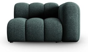 Divano componibile turchese (con penisola a destra) Lupine – Micadoni Home