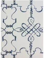 Nina Campbell Tapete Portavo - Indigo/ Ivory