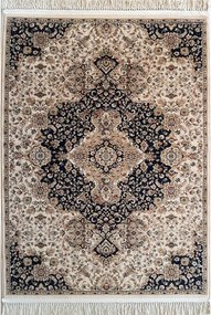 Tappeto Imperial in polipropilene Blu e beige L 235 x L 160 cm