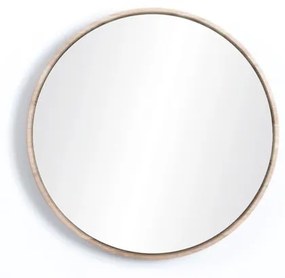 Specchio da parete con cornice in rovere massiccio , ⌀ 32 cm Look - Gazzda