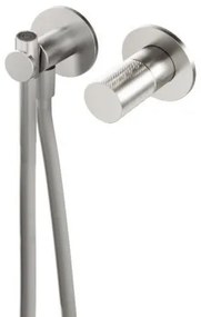 Treemme 3.6 RWIT9AD4IS04 idroscopino per bidet e wc con miscelatore senza parte incasso inox satinato