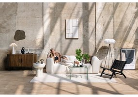 Divano turchese con rivestimento in velluto 225 cm Cube – Bonami Selection