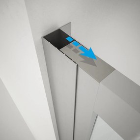 Box Doccia Semicircolare 90x90 Scorrevole H200 Trasparente Oxi Slide