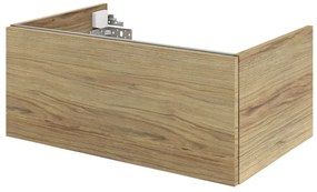 Mobile da bagno sospeso sotto lavabo L 75 x H 64 x P 48 cm bianco laccato lucido, 4 cassetti SENSEA Neo, Maniglie acquistabili separatamente