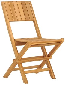 Sedie da giardino pieghevoli 6pz 47x61x90cm legno massello teak