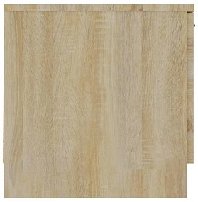 Comodini 2 pz rovere sonoma 40x39x40 cm