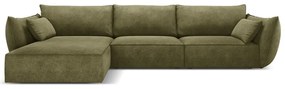 Divano angolare verde (angolo sinistro) Vanda - Mazzini Sofas
