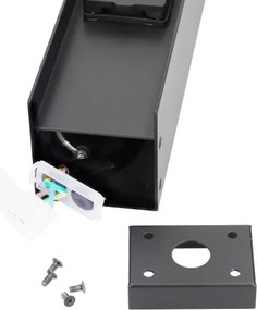 Brilagi - Lampada da esterno con 2 prese SCHUKO, 1x G9/11W/230V, IP44, nera