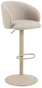 Sgabello da bar beige con altezza regolabile/con braccioli (altezza della seduta 86 cm) Eleanor – Actona