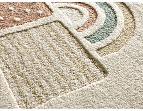 Tappeto da gioco per bambini beige 120x170 cm Clown – Universal