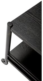 Tavolino da portata in rovere con rotelle 40x40 cm Norm - Hübsch