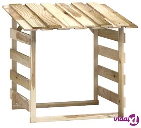 vidaXL Pergola con Tetto 100x90x100 cm in Legno di Pino Impregnato