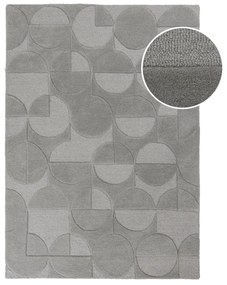 Tappeto in lana grigio 160x230 cm Gigi - Flair Rugs