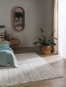 benuta Nest Tappeto a pelo lungo Gobi Crema/Beige 80x150 cm - Tappeto design moderno soggiorno