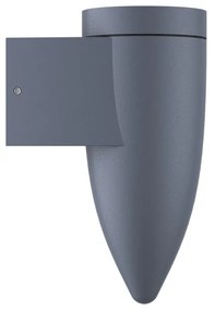 Applique da Parete a Cono per esterni, IP65 GU10 - Grigia Colore del corpo Grigio