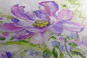 Stampa su tela – Fiori dipinti in versione estiva