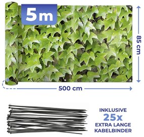 Parasole verde in plastica 500x85 cm Wilder Wein – Maximex