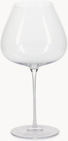 Set di 6 bicchieri da vino rosso in cristallo Lux