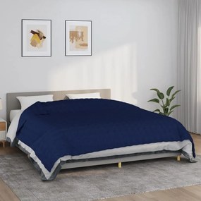 Coperta Ponderata Blu 220x260 Cm 11 Kg Tessuto /