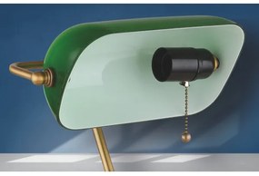 GLOBO 2491 - Lampada da tavolo ANTIQUE 1xE27/60W verde- oro