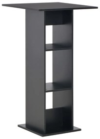 Tavolo Da Bar Nero 60x60x110 Cm /