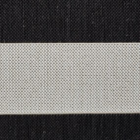 Tappeto per esterni bianco/nero 230x160 cm Santa Monica - Think Rugs
