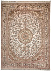 Ghom Tappeto orientale 270 x 370 Beige (Cina) Annodato A Mano