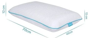 Cuscino anatomico con imbottitura in memory foam 40x70 cm – Mila Home
