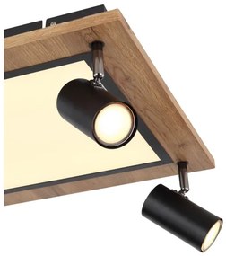 Globo 67306D2 - Faretto LED ULLA 4xGU10/5W + LED/24W/230V