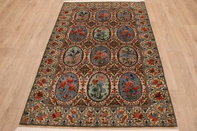 Sarouk Tappeto 150x220 (Iran) Annodato A Mano
