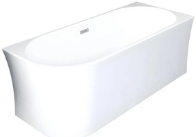 Vasca angolare 228 litri 170 x 75 x 59 cm Bianco Acrilico - Angolo a destra - PONTICOLA