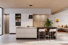 Cucina Moderna Flux Motus lineare con isola personalizzabile