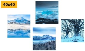 Set di quadri – Regno innevato