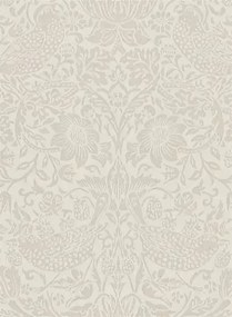 Morris & Co. Tapete Pure Strawberry Thief - Ecru/ Cream