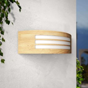 Applique Legno E27 IP54 da Esterno Antiabbagliamento - Serie SHELL