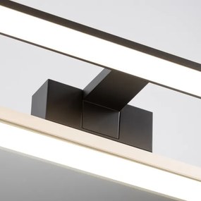 Brilagi - VESTRA Specchio da bagno con luce LED/15W/230V 80 cm IP44 Nero