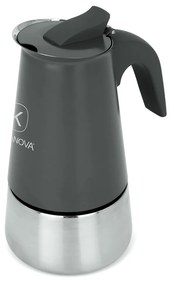 Caffettiera induzione 2 tazze grigia
